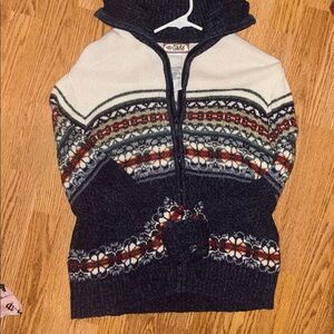 Vintage tiara international zip up sweater